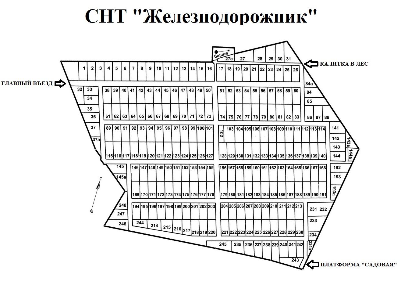 Чаща карта садоводства